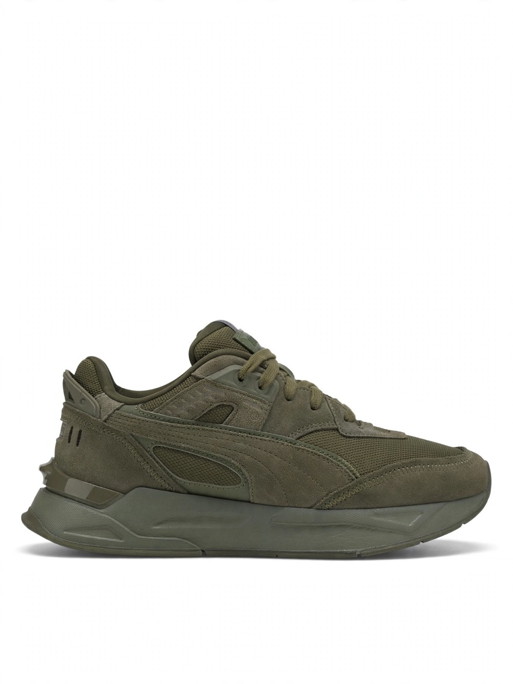 Puma Men’s Low-Top Sneakers in Olive Green